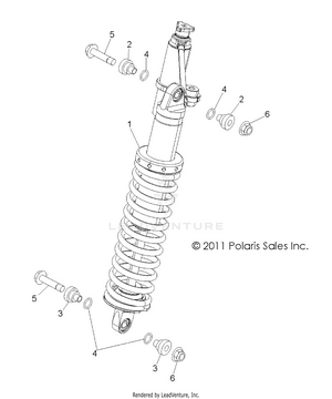 Suspension, Front Shock Mounting - R12th76ai/aic (49rgrshockmtg12800xp) Schematic