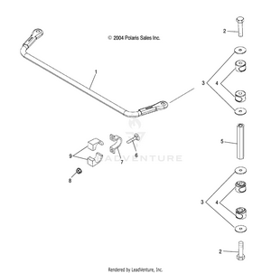 Rear Stabilizer Bar (2x4)(4x4) - R05rb50aa/rd50aa/ab/ac/ad (4995359535d07) Schematic
