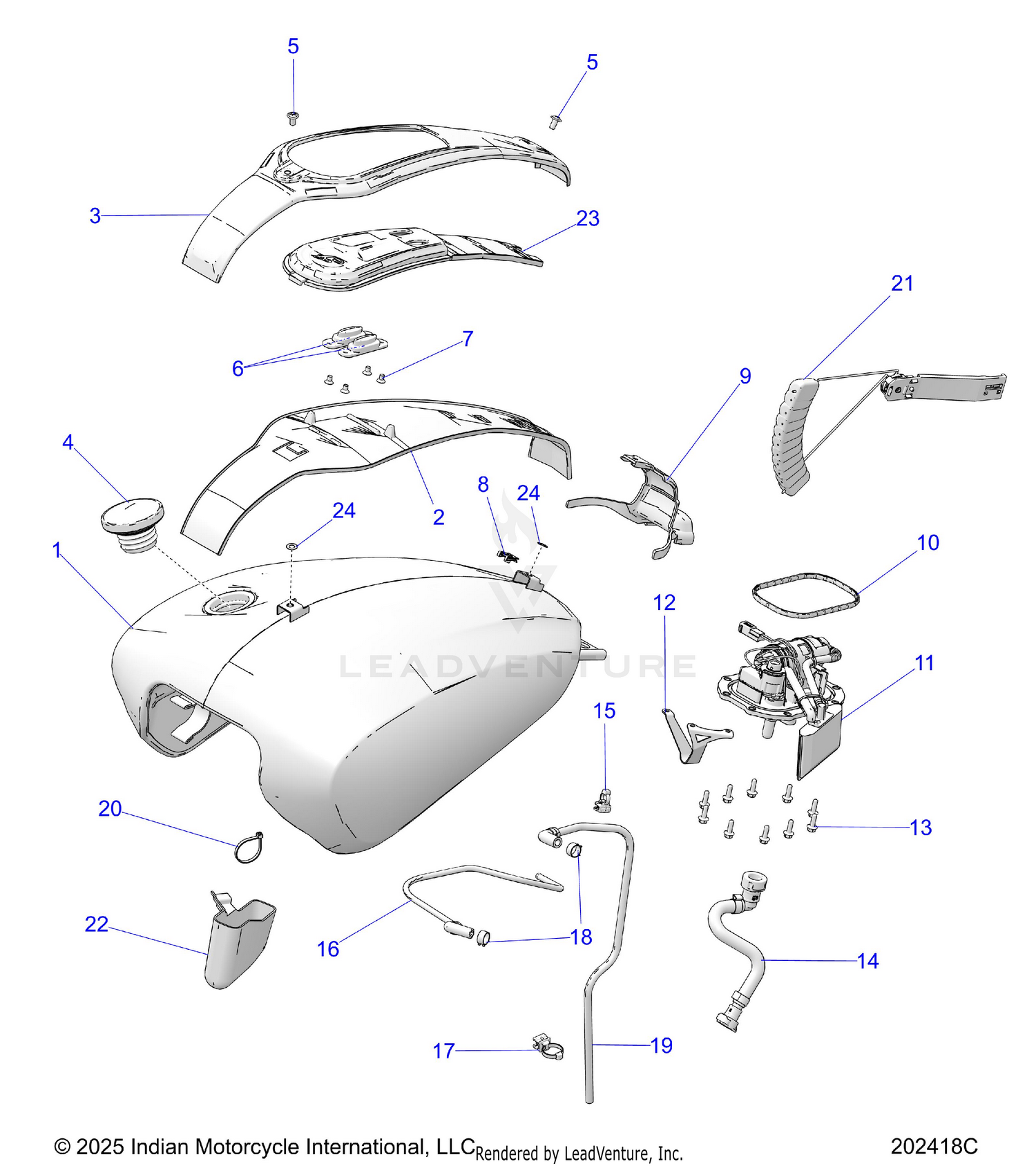 FUEL SYSTEM, FUEL TANK ASM. - N26SBD77/SBF77 (202418C)