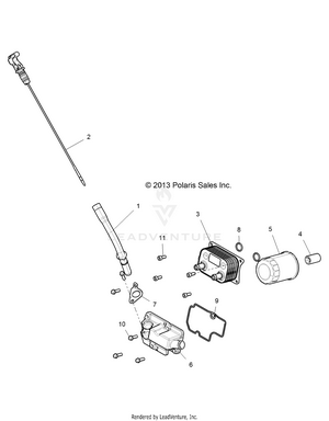 Engine, Dipstick And Oil Filter - R16rge99a7/ae/av (49rgrdipstick14rzr1000) Schematic