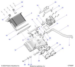 Engine, Air Intake Manifold - Z25x4e92a4/b4 (c750267) Schematic