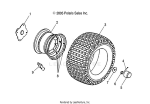 Wheel, Rear - A06fa09ca/cb/cc (4999202359920235b08) Schematic