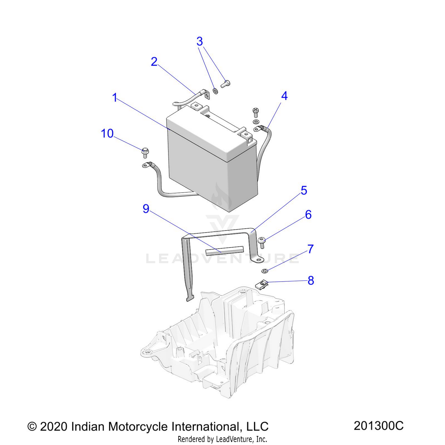 ELECTRICAL, BATTERY - N22DLBAG/DLCAG ALL OPTIONS (201300C)