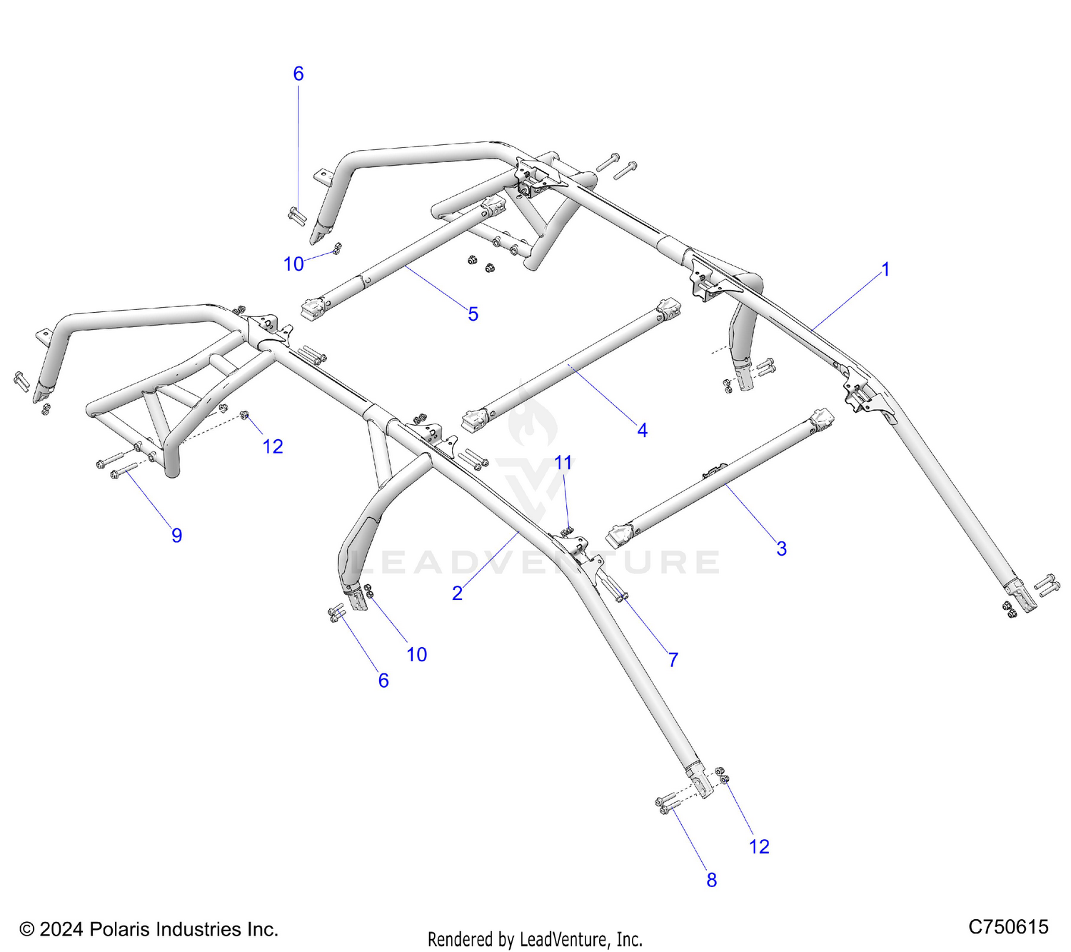 CHASSIS, CAB FRAME - Z26S4E92A4/B4/A6/B6 (C750615)