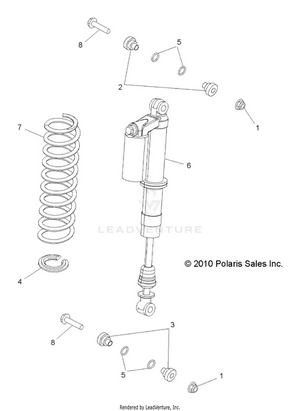 Suspension, Rear Shock Mounting - R11vh76ai (49rgrshockrr7043645) Schematic