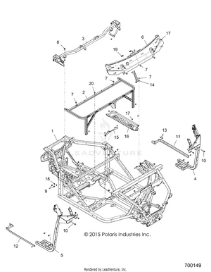Chassis, Main Frame - R15rte87fa (700149) Schematic