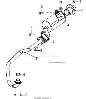 Engine, Exhaust - A09fa09aa/ab (49atvexhaust07sprt90) Schematic