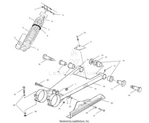Swing Arm/shock Mounting - A02ba38ca (4969936993c03) Schematic