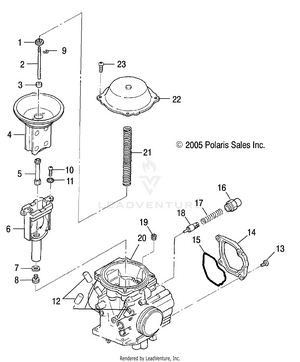 Carburetor, Upper - A06mh68aa/ad/af (4999200179920017d09) Schematic