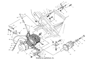 Engine Mounting - A02cg25ca (4969856985a07) Schematic