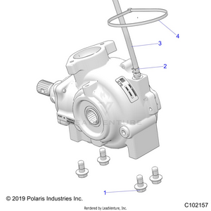 Drive Train, Gearcase Mounting, Front - A22sva85a3 (c102157) Schematic