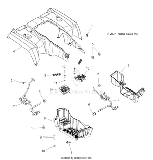 Body, Rear Cab And Footwells - A08dn50af/as/aw/az (49atvcabrr08sptrg500) Schematic