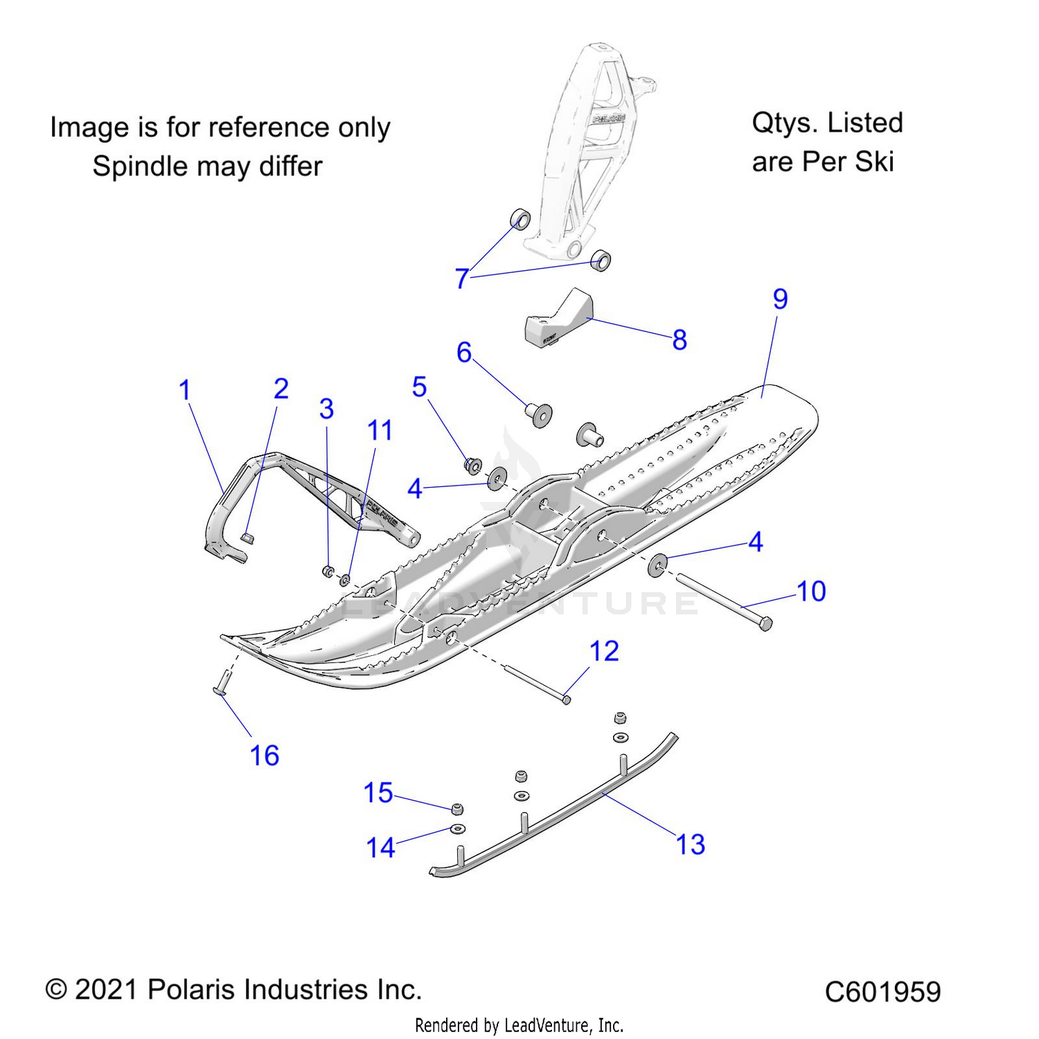 STEERING, SKI ASM. - S26TGM8MS (C601959)