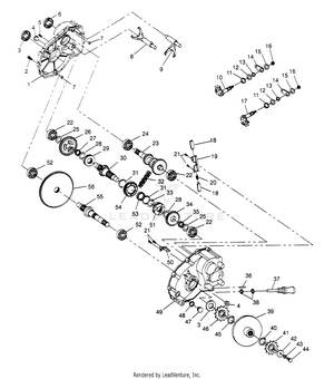 Gearcase Assembly 6x6 300 W948730 (4926792679d001) Schematic