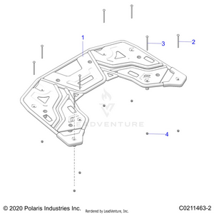Body, Rear Rack - A21seg57a1/a3/a5 (c0211463-2) Schematic