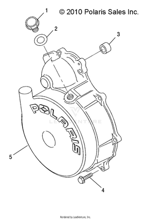 Engine, Flywheel Cover - R12rh45ag/ah/ar (49rgrflywheelcvr11500efi) Schematic