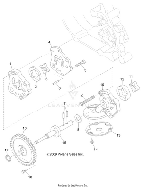 Engine, Oil Pump - R11rh50ag/ah/ar (49rgroilpump105004x4) Schematic