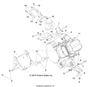 Engine, Mounting - R10rh45ag/ah/ar (49rgrenginemtg10) Schematic