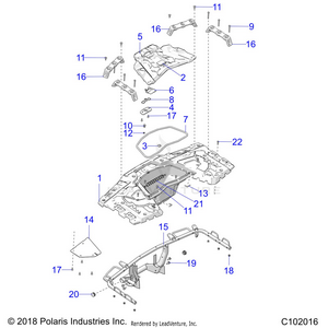 Body, Rear Rack - A20sxz85af/ap/caf/cap (c102016) Schematic