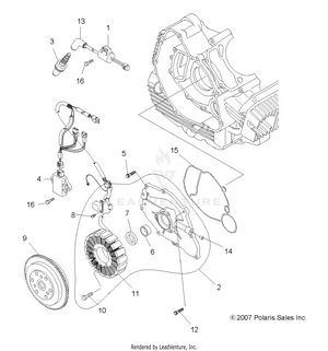 Electrical, Ignition System - A09lh27ax/az (49atvmagneto08sp300) Schematic