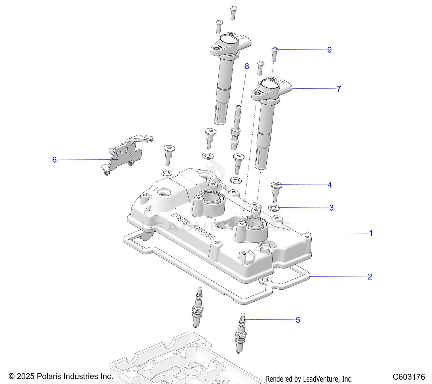 ENGINE, VALVE COVER & SPARK PLUGS - S26AJT9FEL (C601769)