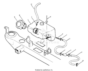 Oil Tank Assembly  Big Boss 4x6 (4919801980005a) Schematic