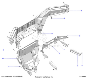 Body, Rear Bumper - Z25x4e92a4/b4 (c750068) Schematic