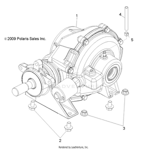 Drive Train, Rear Gearcase Mounting - R16raa76aa/aj (49rgrgearcasemtgrr106x6) Schematic