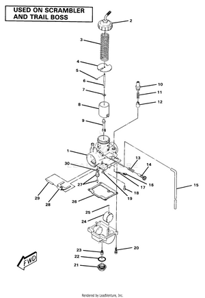 Carburetor Assembly (4910981098048a) Schematic