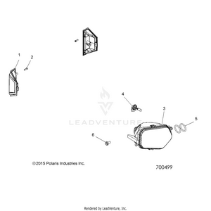 Electrical, Headlights, Taillights And Bulbs - R16rda57a1/b1 (700499) Schematic
