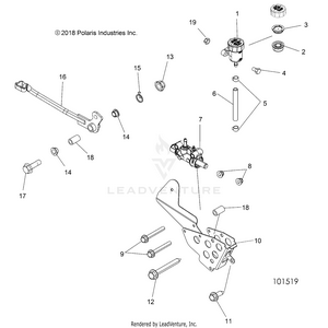 Brakes, Brake Pedal And Master Cylinder - A19sxn85a8 [101519] Schematic