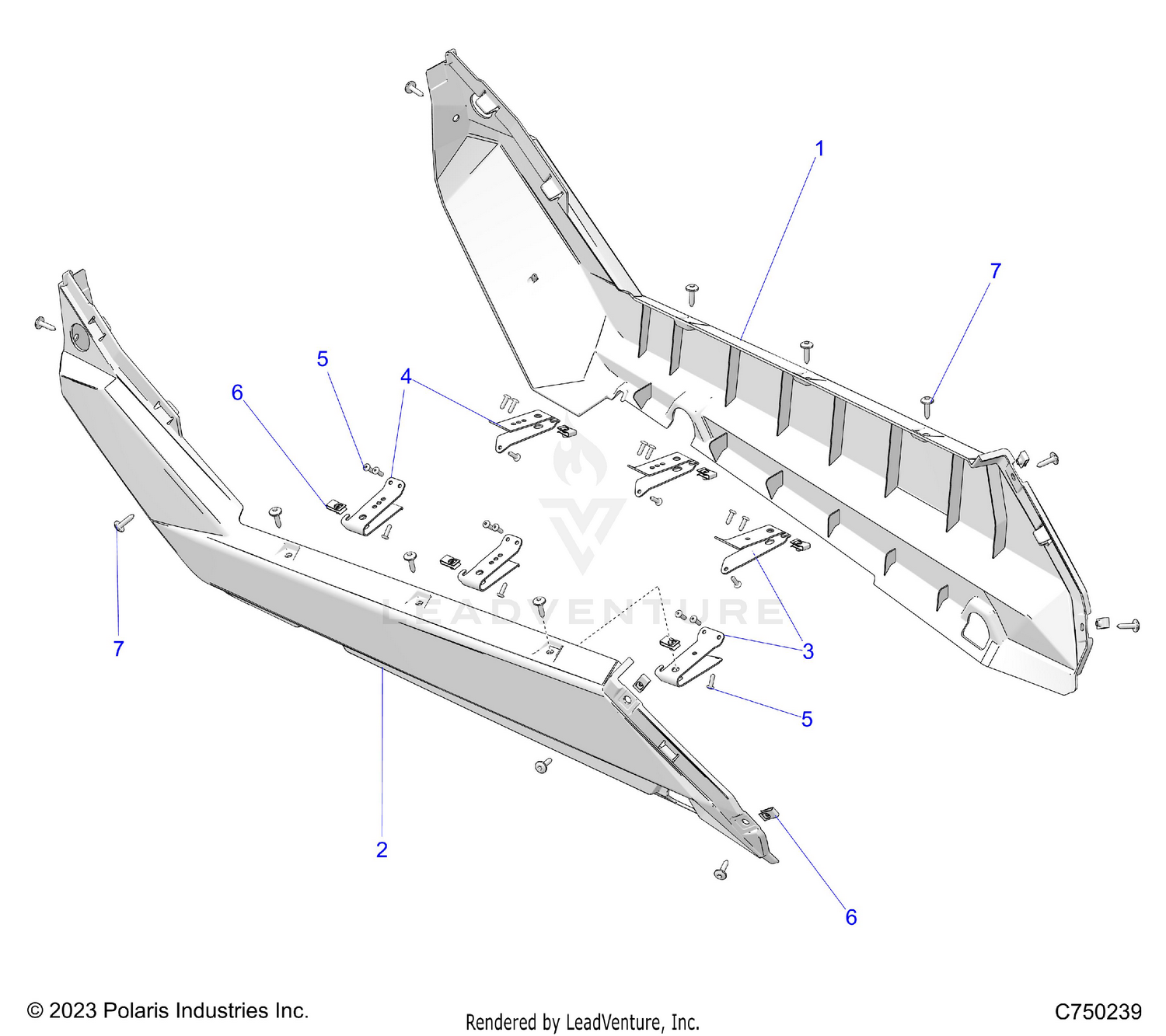 BODY, ROCKERS - Z26XPD92AN/BN/AH/BH (C750239)
