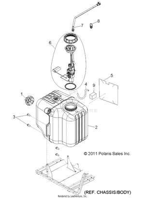 Body, Fuel Tank Asm. - R12th76/th7e/tx7e All Options (49rgrfuel118004x4) Schematic