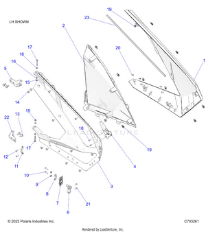 Body, Doors, Front - Z24rmd2kah/al/bh/bl (c703261) Schematic