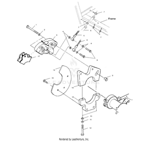 Rear Caliper Mounting - A02ba38ca (4969936993b10) Schematic