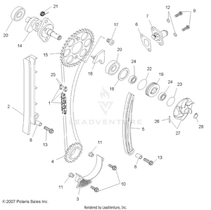 Engine, Timing System - A10gj52aa (49atvcamchain08out525s) Schematic