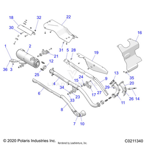Engine, Exhaust - A22shz57ae (c0211340) Schematic