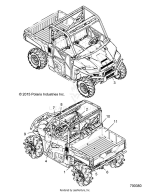 Body, Decals, Common - R16rt_87 All Options (700380) Schematic