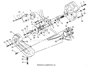 Gearcase/brake And Chain Cover Mounting 6x6 300 W948730 (4926792679c009) Schematic