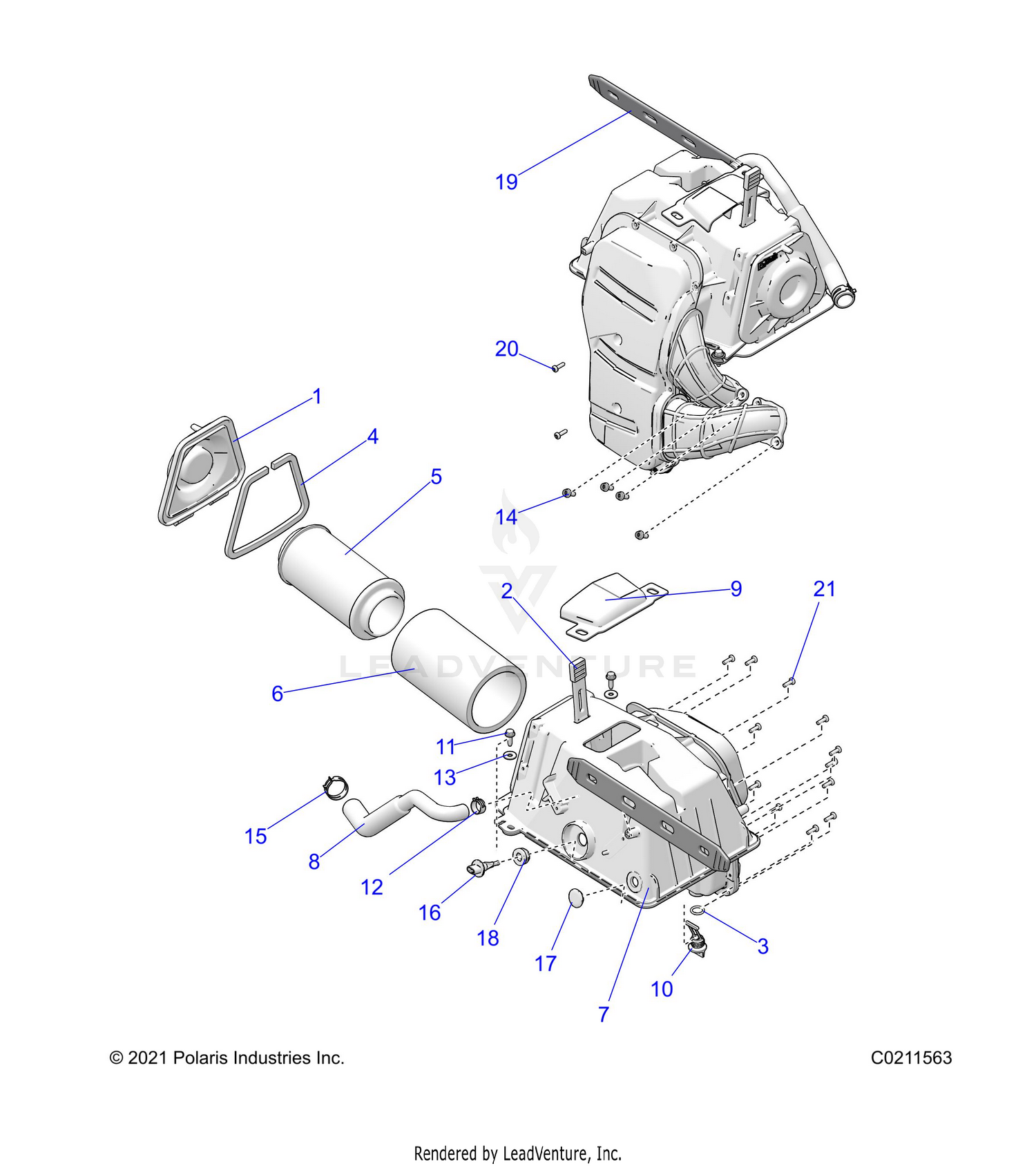 ENGINE, AIR INTAKE - A26SXR95AG (C0211563)