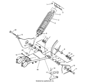 Swing Arm/shock Mounting 6x6 300 W948730 (4926792679c003) Schematic