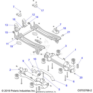 Body, Seat Mounting, Drivers - Z21rau92an/bn (c0703768-2) Schematic