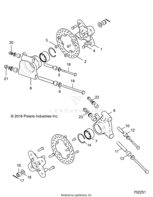 Suspension, Rear Carrier - R19rhe99nd (702251) Schematic