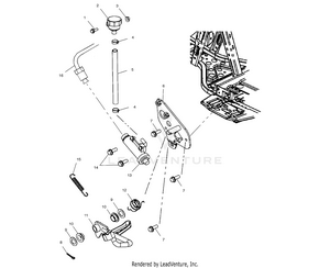 Rear Master Cylinder/foot Pedal - A03ch68aa/ac/af/ah/al (4975557555b12) Schematic