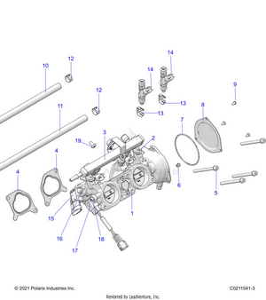 Engine, Throttle Body - A25sxe85a9/am/ap (c0211541-3) Schematic