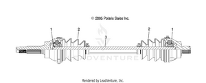 Shaft, Rear - A07lb27aa/ac/lh27aa/ab/ac/ad/al (4999202079920207b07) Schematic