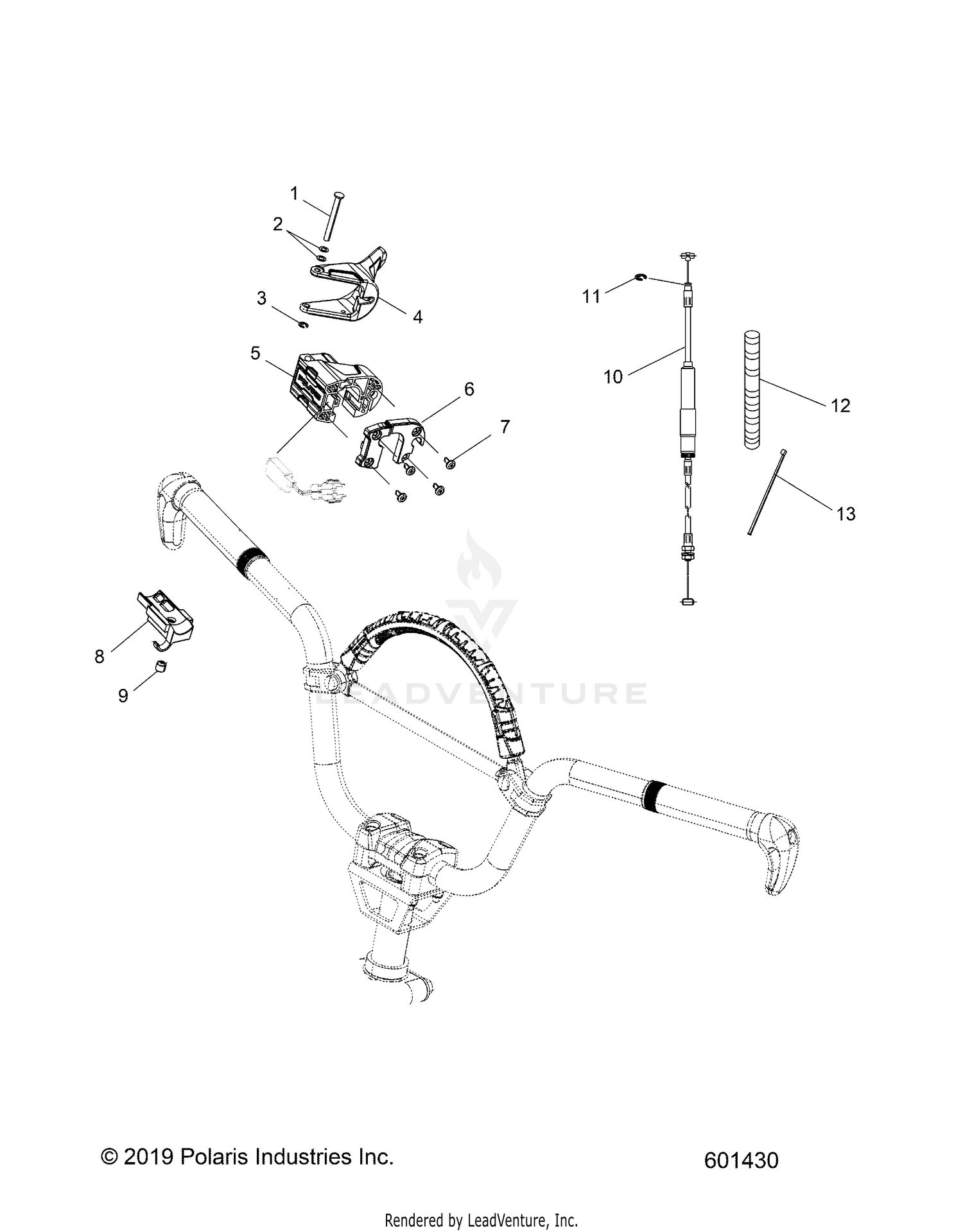 ENGINE, THROTTLE CONTROL ASM. - S22EFD8RS/EFE8RS (601430)