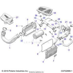 Engine, Air Intake System - Z21rau92an/bn (c0702888-1) Schematic