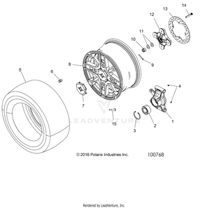 Wheels, Rear And Hub - A17sxe85ab/am/as/a9 (100768) Schematic