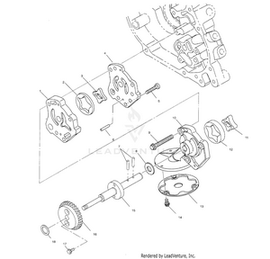 Oil Pump - A10ch46ca (4964376437d013) Schematic